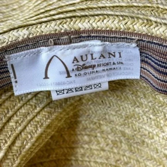 Disney Aulani Hawaii Women's Straw Floppy Sun Hat - Picture 5 of 6